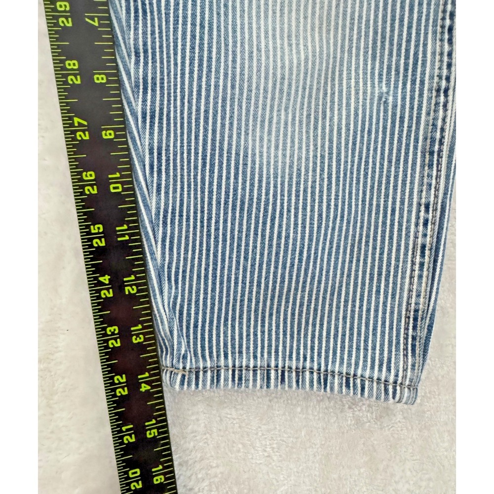 Vintage OshKosh B'Gosh Vestbak Hickory Stripe Overalls 4T Railroad Denim - Picture 10 of 13
